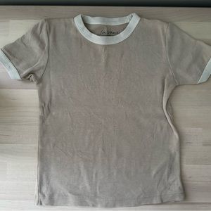 Fin & Vince Almond track tee